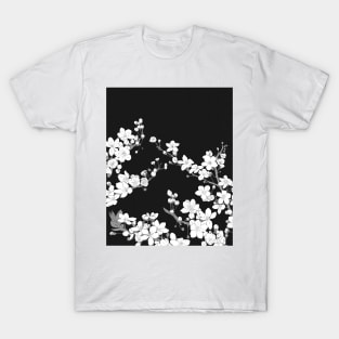 Cherry Blossoms Manga Art T-Shirt